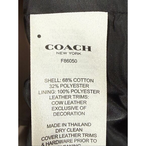 Coach Women Solid Short trench coat 29" length color porcelain size large NWT - Picture 10 of 16